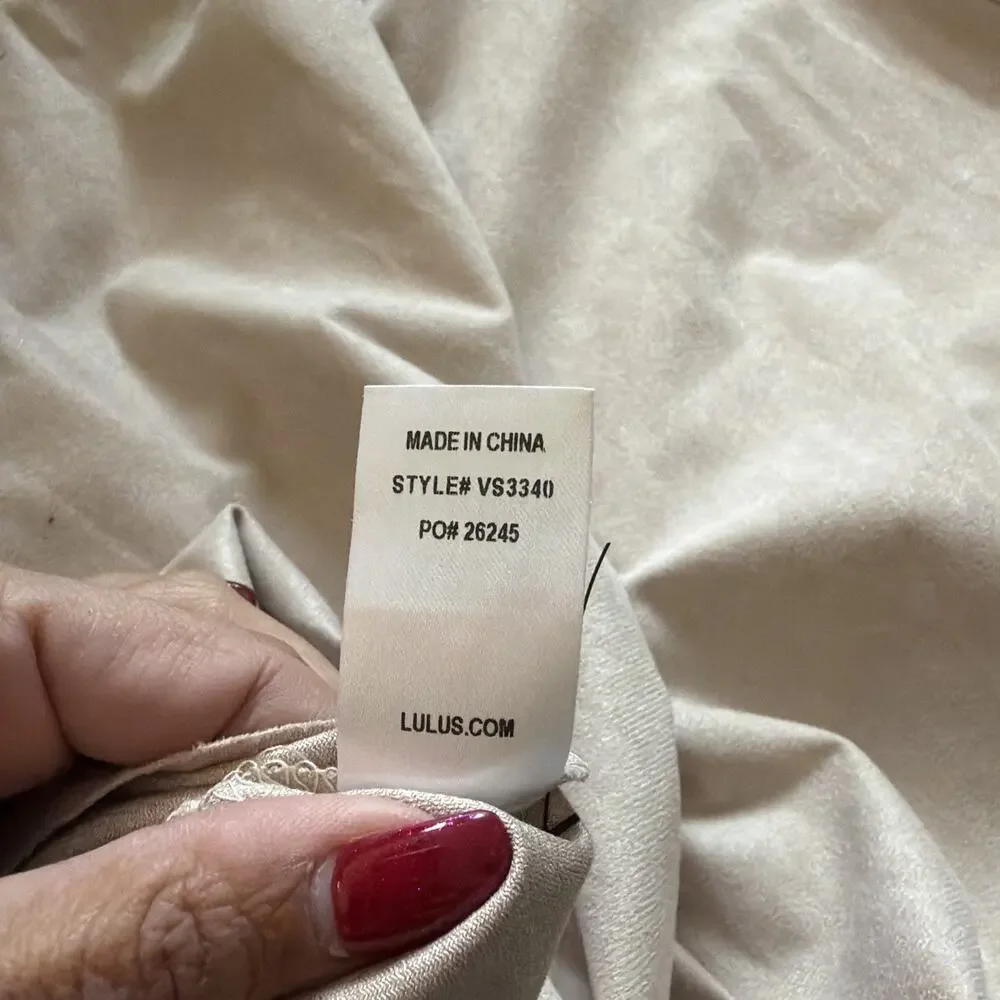 LULUS Vegan Brown Faux Suede Wrap Mini Skirt Small NEW‎